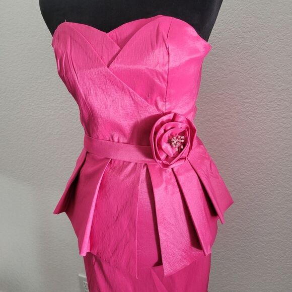 Romeo & Juliet flowe Strapless Dress size S - Picture 6 of 8